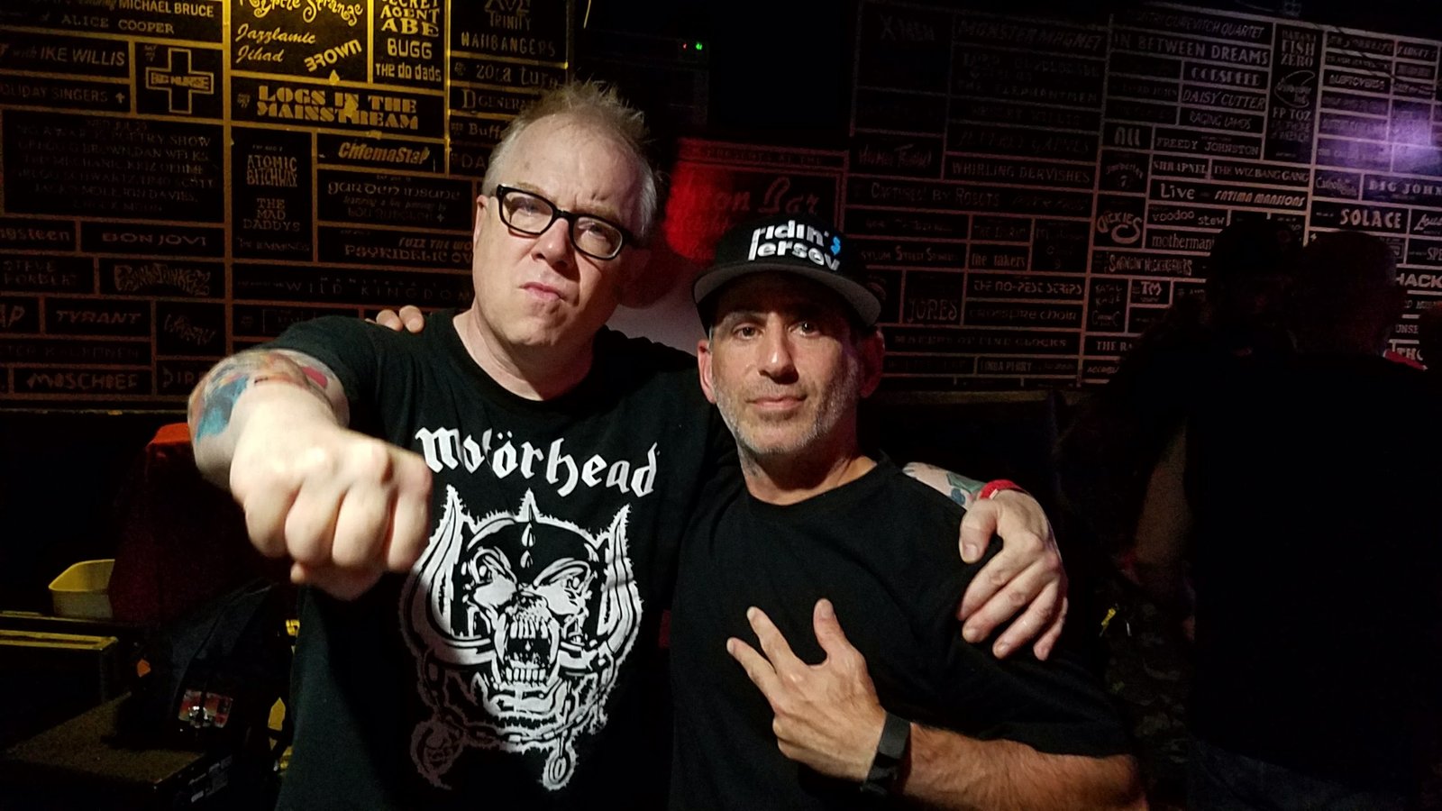 AJ Resurrection & Dave Smalley at The Brighton Bar, NJ in 2017