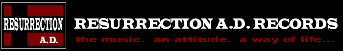 Resurrection A.D. Records Logo with Tagline